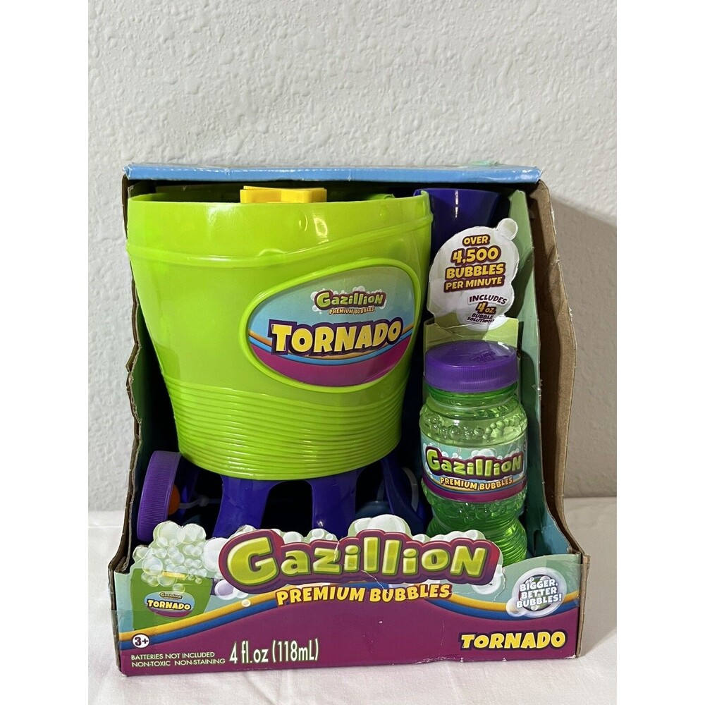 Gazillion Premium Bubbles Tornado Machine Ultimate Bubble Blower Green